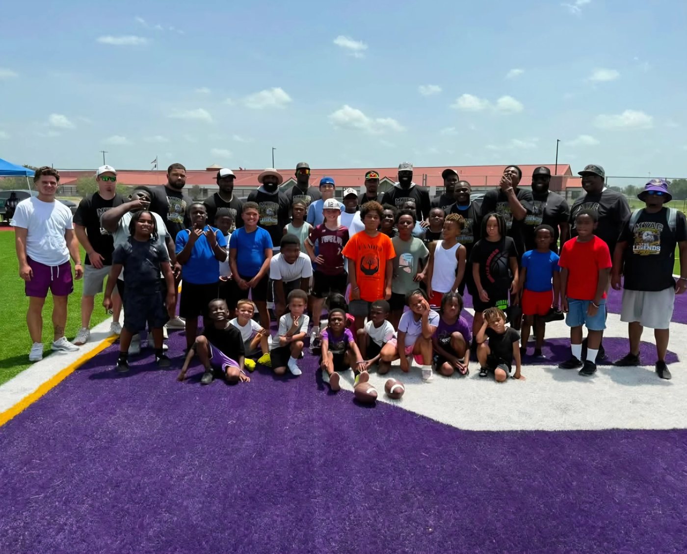 MYAC Legends Camp — all participants and coaches — July 18 2026