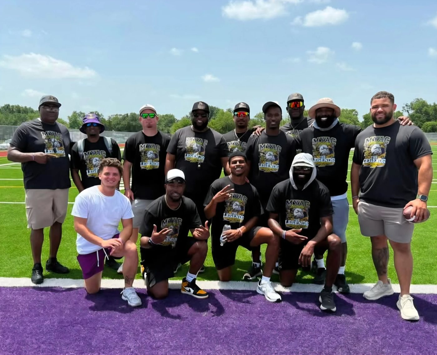 MYAC Legends Camp full staff July 18 2026